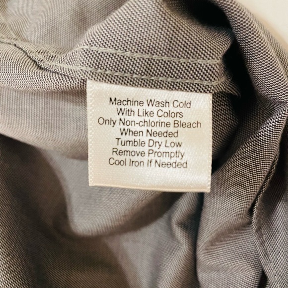 Kenneth Cole Men's Gray Dress Shirt - Picture 4 of 5